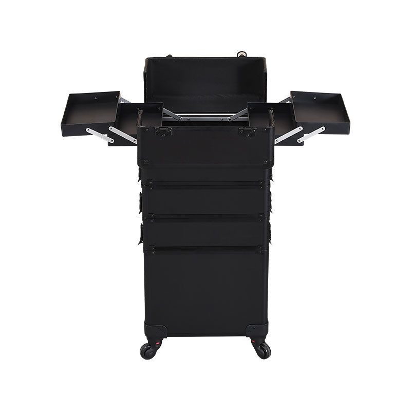 Beauty Makeup Trolley - حقيبة مكياج احترافية بعجلات 2/3/4 طبقات،