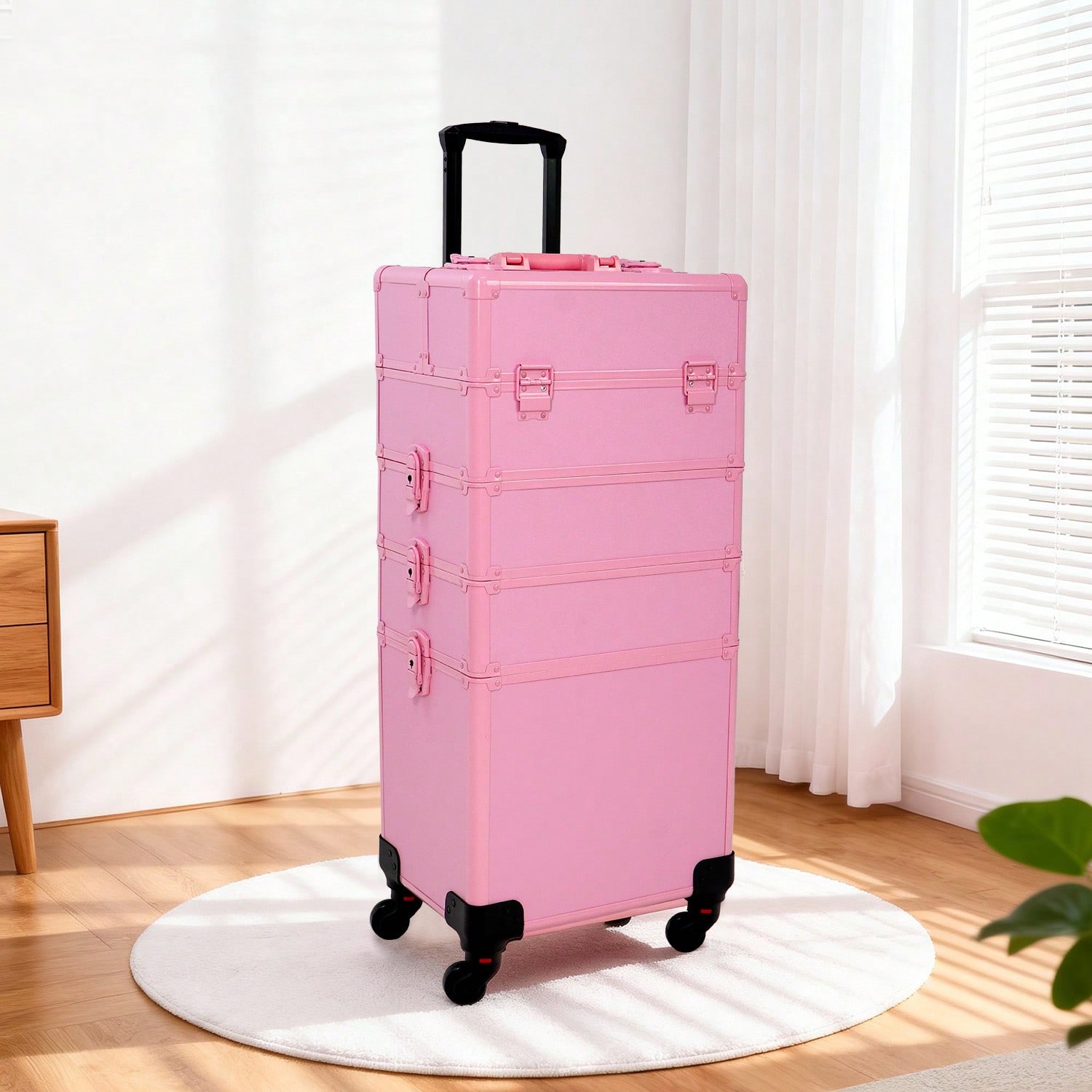 Beauty Makeup Trolley - حقيبة مكياج متحركة 4 في 1