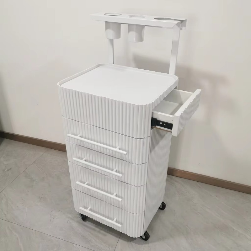 Beauty Makeup Trolley - خزانة أدوات صالون الحلاقة البسيطة والأنيقة،