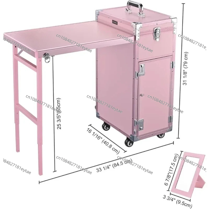 طاولة مانيكير قابلة للطي لطاول - مراجعة Beauty Makeup Trolley وسعره