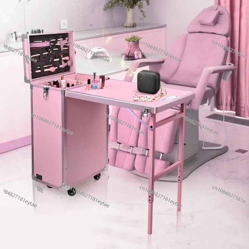 طاولة مانيكير قابلة للطي لطاول - مراجعة Beauty Makeup Trolley وسعره