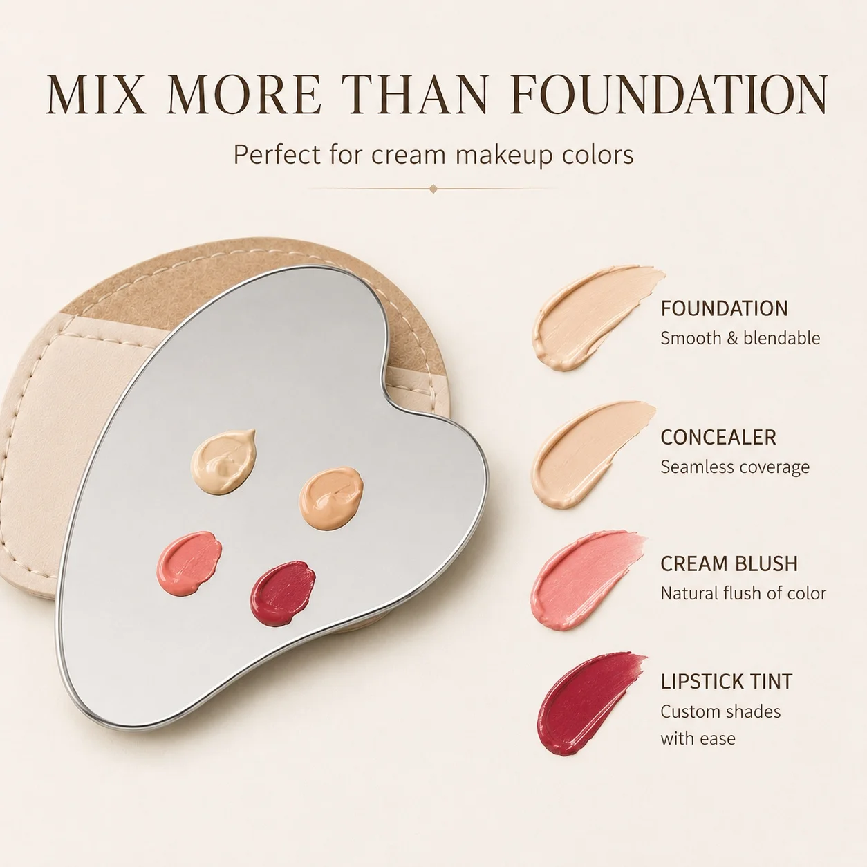 لوحة خلط مكياج على شكل قلب من  - مراجعة Beauty Makeup Tool وسعره