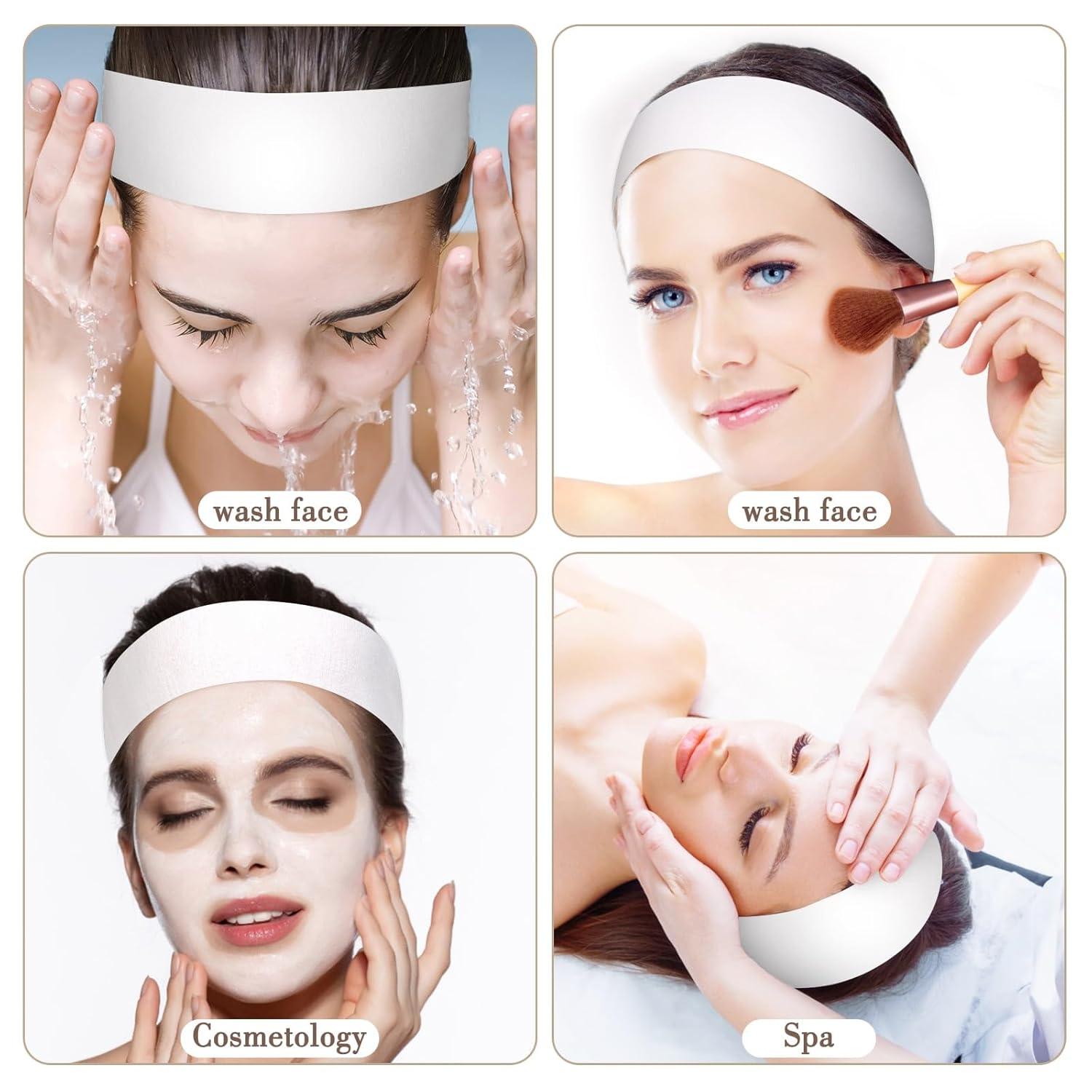50/100/200 قطعة من عصابات الرأ - مراجعة Beauty Makeup Women وسعره