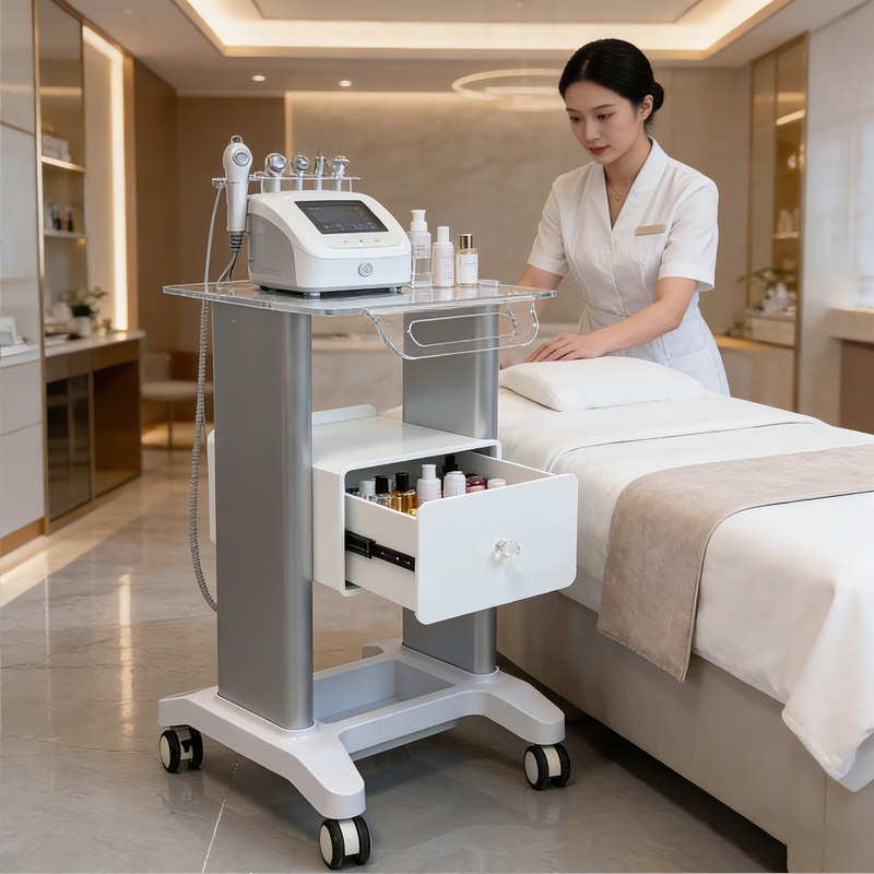 عربة تجميل بعجلات لصالونات الت - مراجعة Beauty Makeup Trolley وسعره