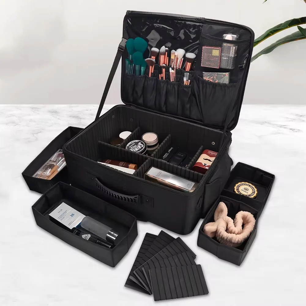 حقيبة ترولي احترافية للحلاقين، - مراجعة Beauty Makeup Trolley وسعره