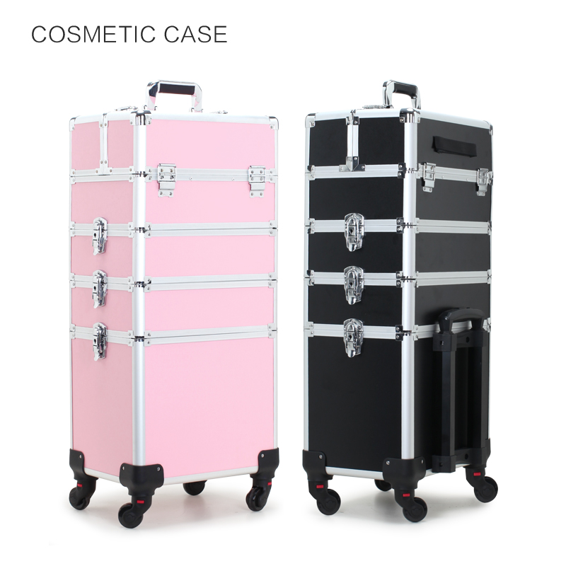 حقيبة تجميل نسائية أنيقة متعدد - مراجعة Beauty Makeup Trolley وسعره