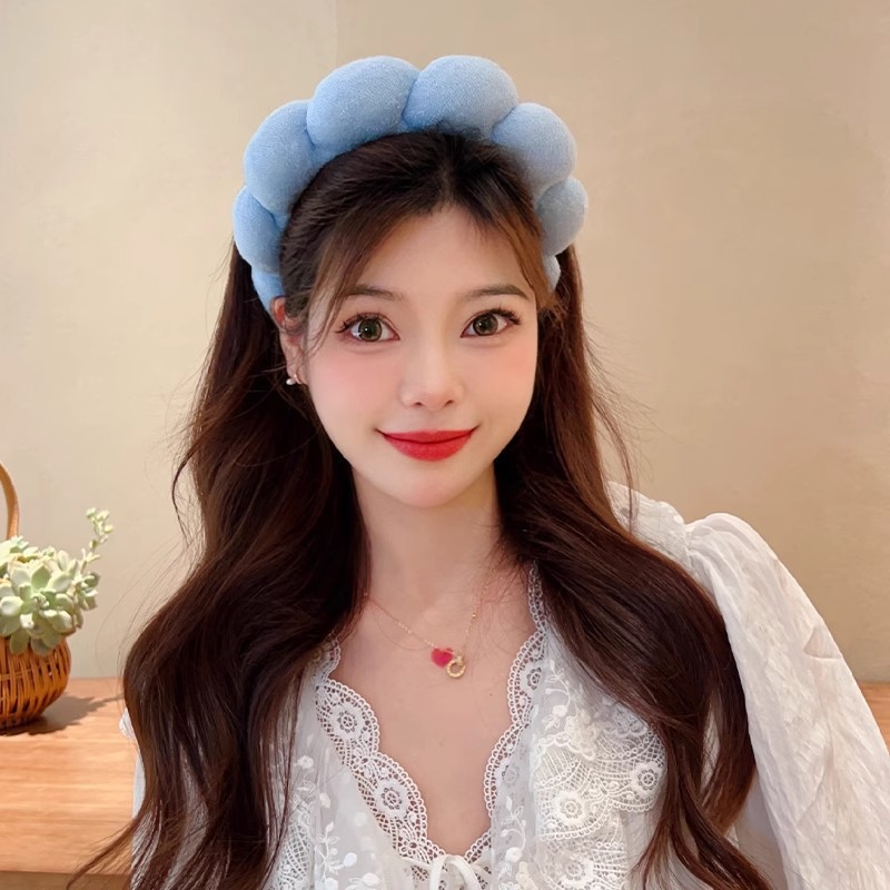 ريترو منتفخ رباط شعر الإسفنج ع - مراجعة Beauty Makeup Women وسعره