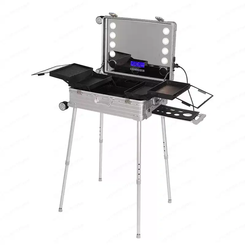 حقيبة تجميل متحركة احترافية من - مراجعة Beauty Makeup Trolley وسعره