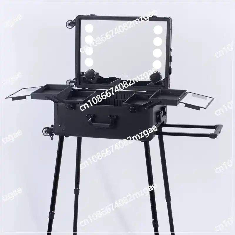 حقيبة متنقلة احترافية للمستحضر - مراجعة Beauty Makeup Trolley وسعره