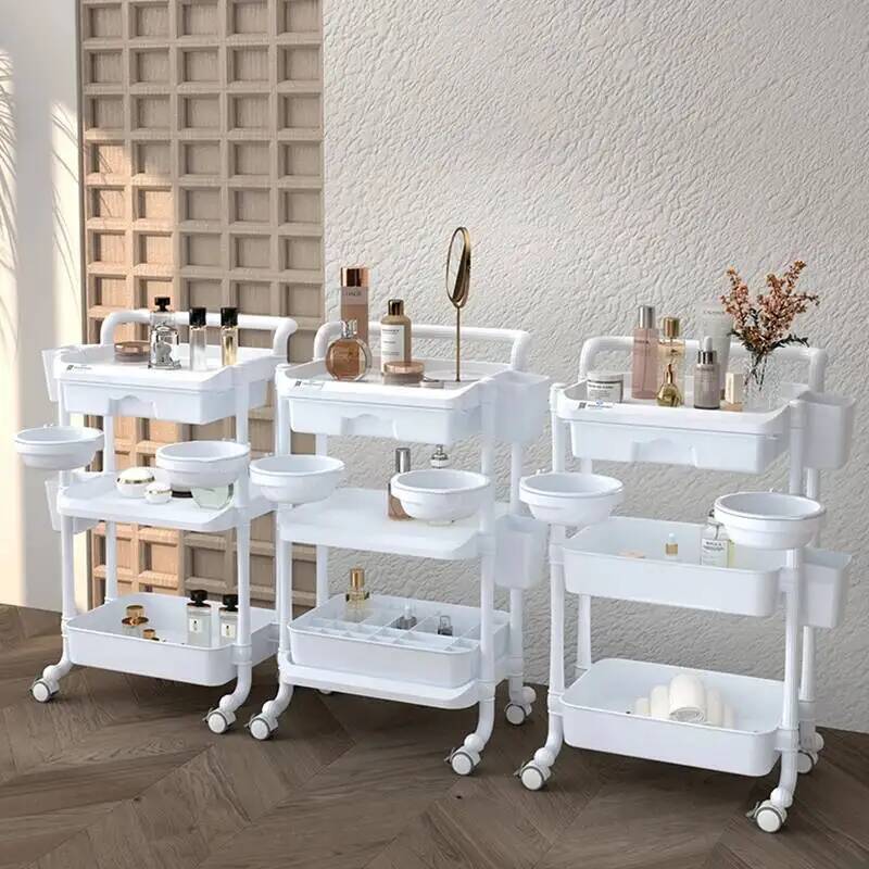عربة صالون متنقلة لتخزين أدوات - مراجعة Beauty Makeup Trolley وسعره