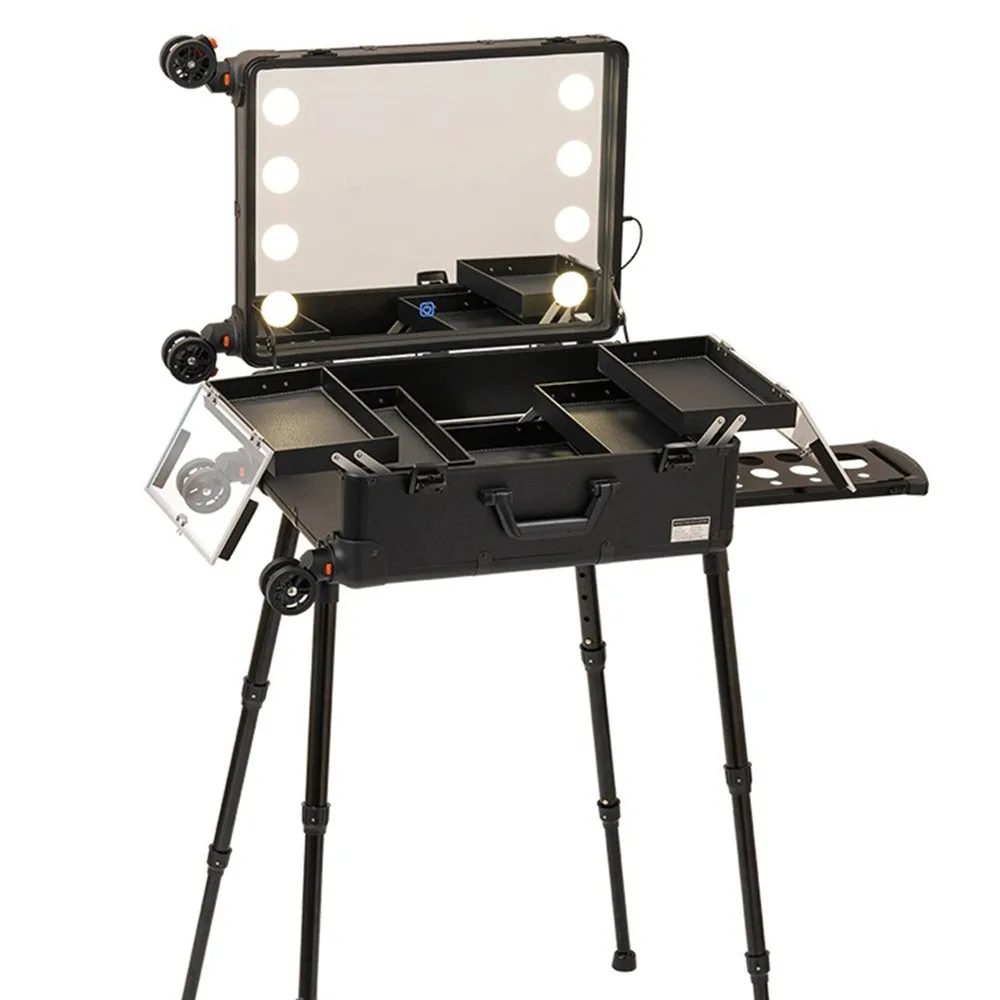 حقيبة مكياج احترافية متنقلة بإ - مراجعة Beauty Makeup Trolley وسعره
