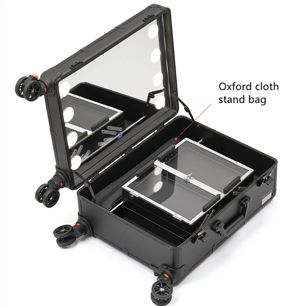 حقيبة مكياج احترافية متنقلة بإ - مراجعة Beauty Makeup Trolley وسعره