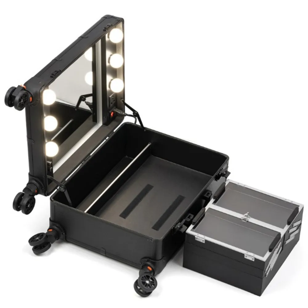 حقيبة مكياج احترافية متنقلة بإ - مراجعة Beauty Makeup Trolley وسعره