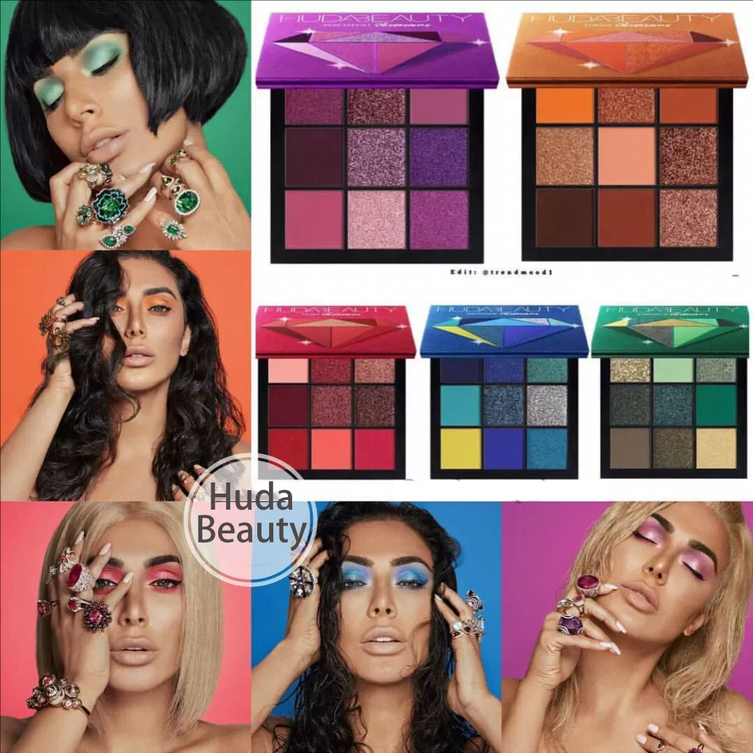 Huda Beauty 9 لوحة ألوان الماس - مراجعة Huda Beauty Makeup Set وسعره