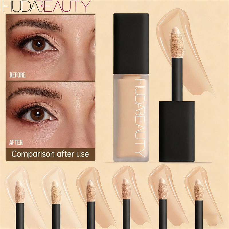 Huda Beauty Face Eye Concealer - مراجعة Huda Beauty Makeup Bag وسعره